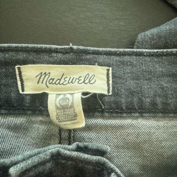 Madewell Womens Vintage Crop Jeans High Rise Black Straight AA892 FA19 Sz 24 - Picture 7 of 12